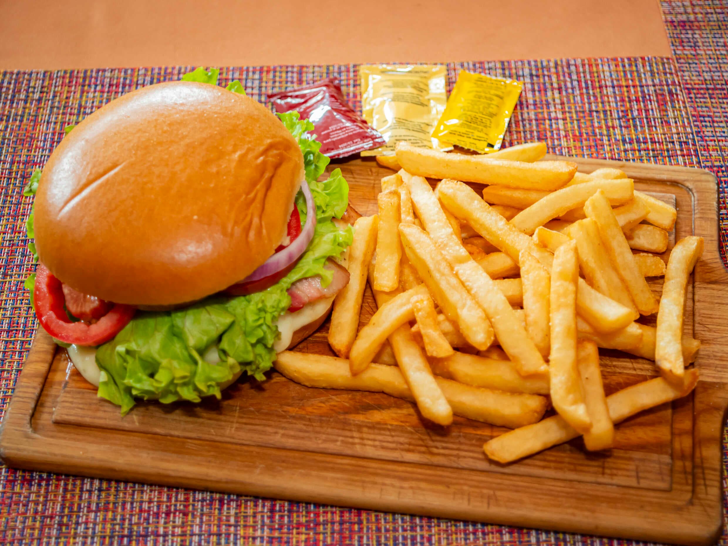 Hamburguesa de Tocino