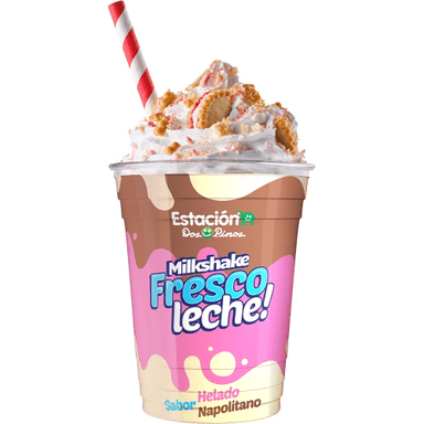 20%Milkshake Frescoleche 16oz + Vaso Coleccionable