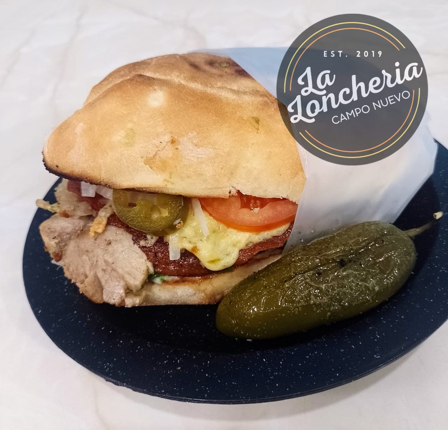 Lonche de Carnitas Triple