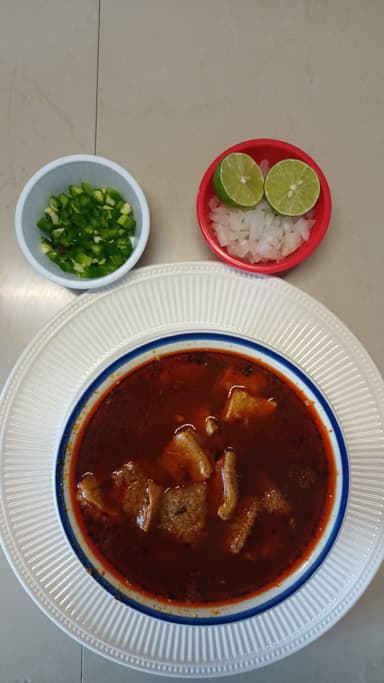 Litro de Menudo.