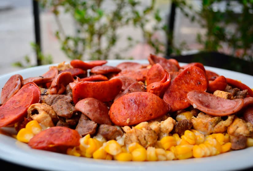 Mazorca con Chorizo