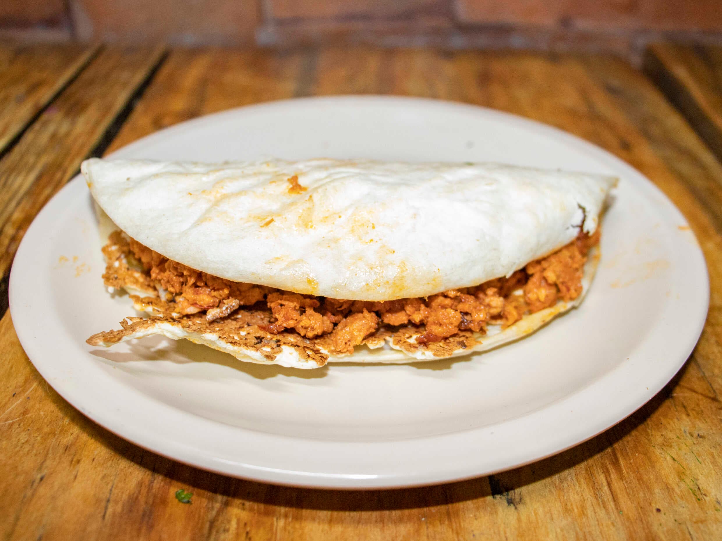 Quesadilla de chorizo