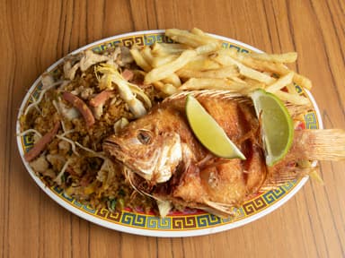 Menú con Mojarra Frita