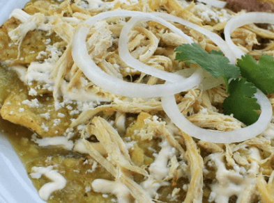 Chilaquiles con Pollo