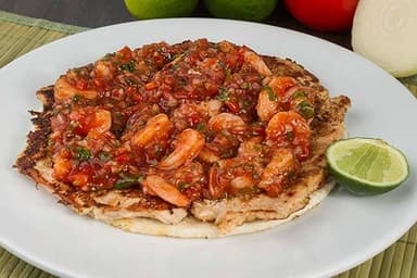 Cañón con Camarones al Ceviche
