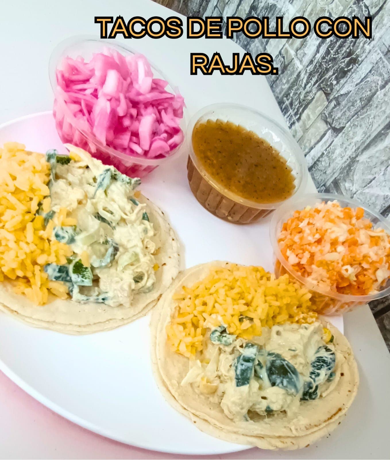Pollo con Rajas