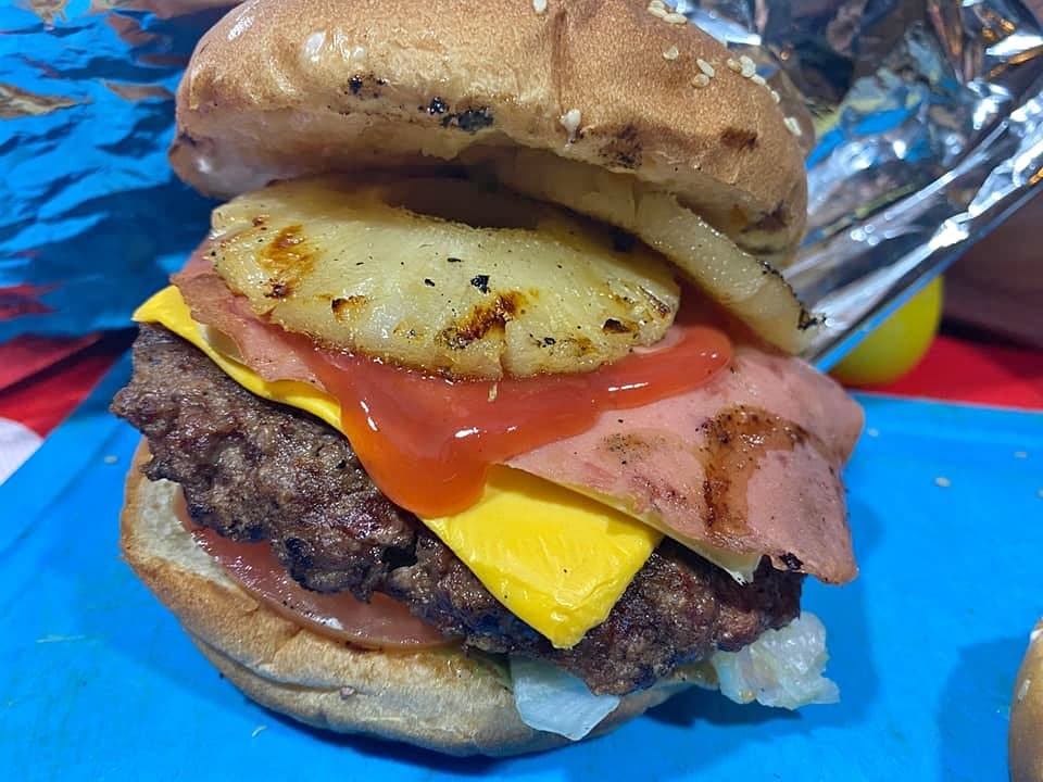 Hamburguesa Hawaiana