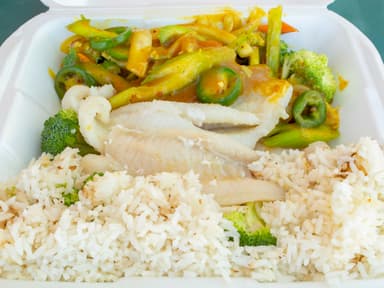 Filete de Pescado en Salsa de Curry