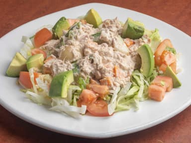 Ensalada de pollo con mayonesa ligth