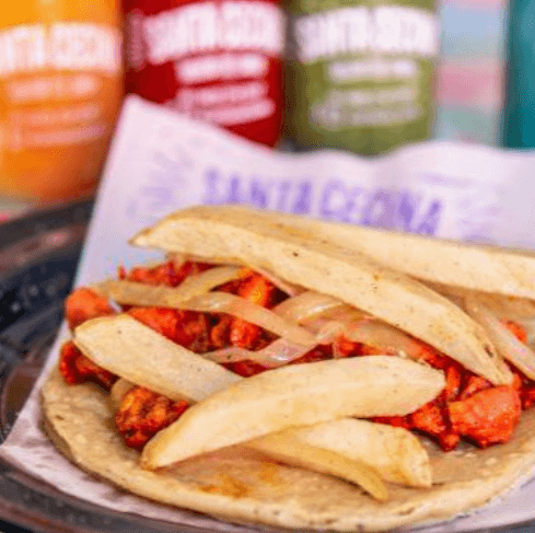 TACO CECINA ADOBADA