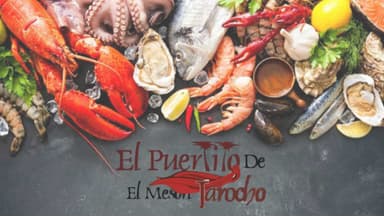 Tostada de Marlin Guisado