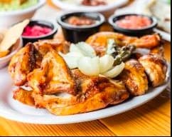 1/2 pollo al carbon