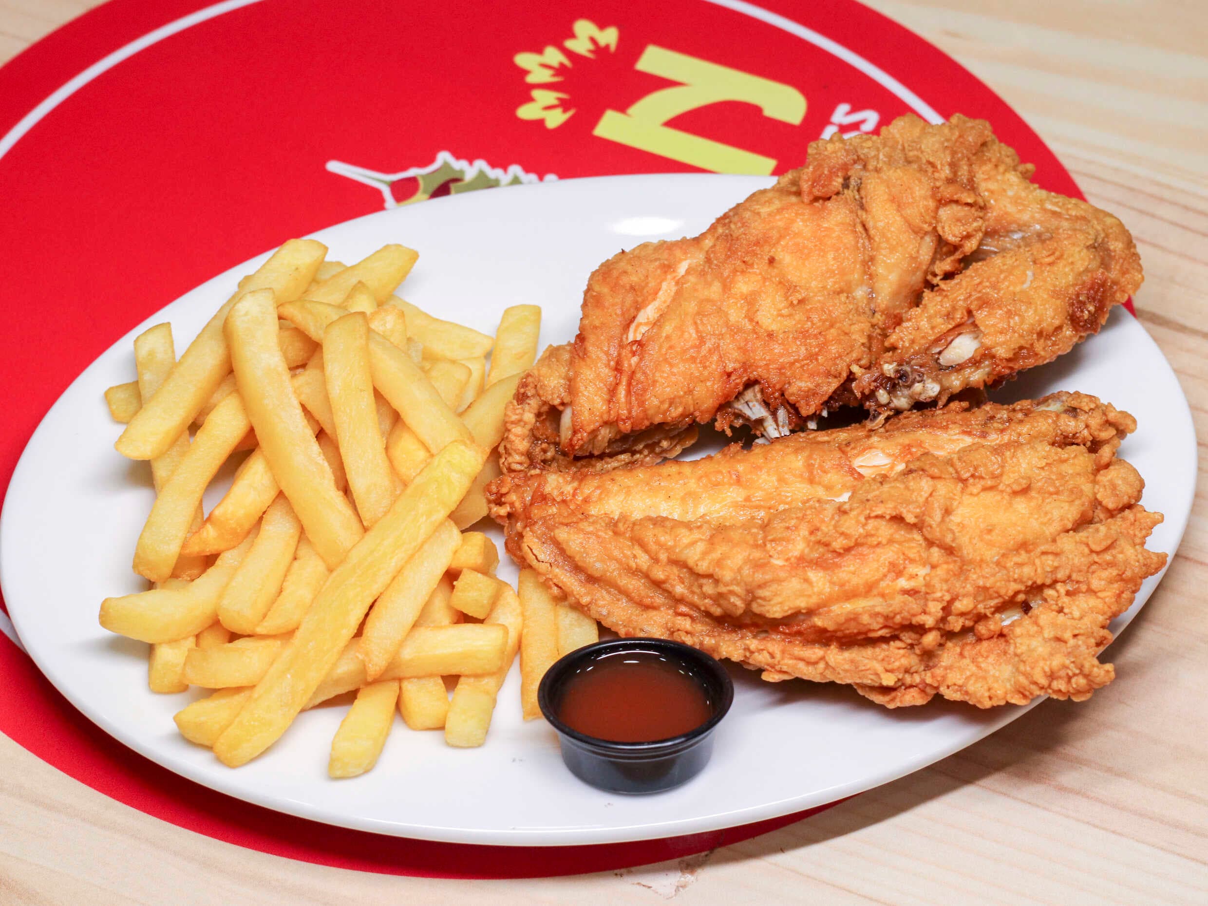 1/4 de Pollo a la Broaster