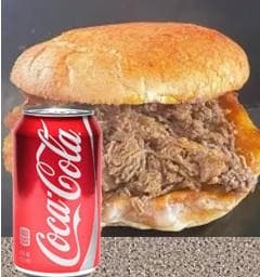 Super Torta de Birria + Refresco