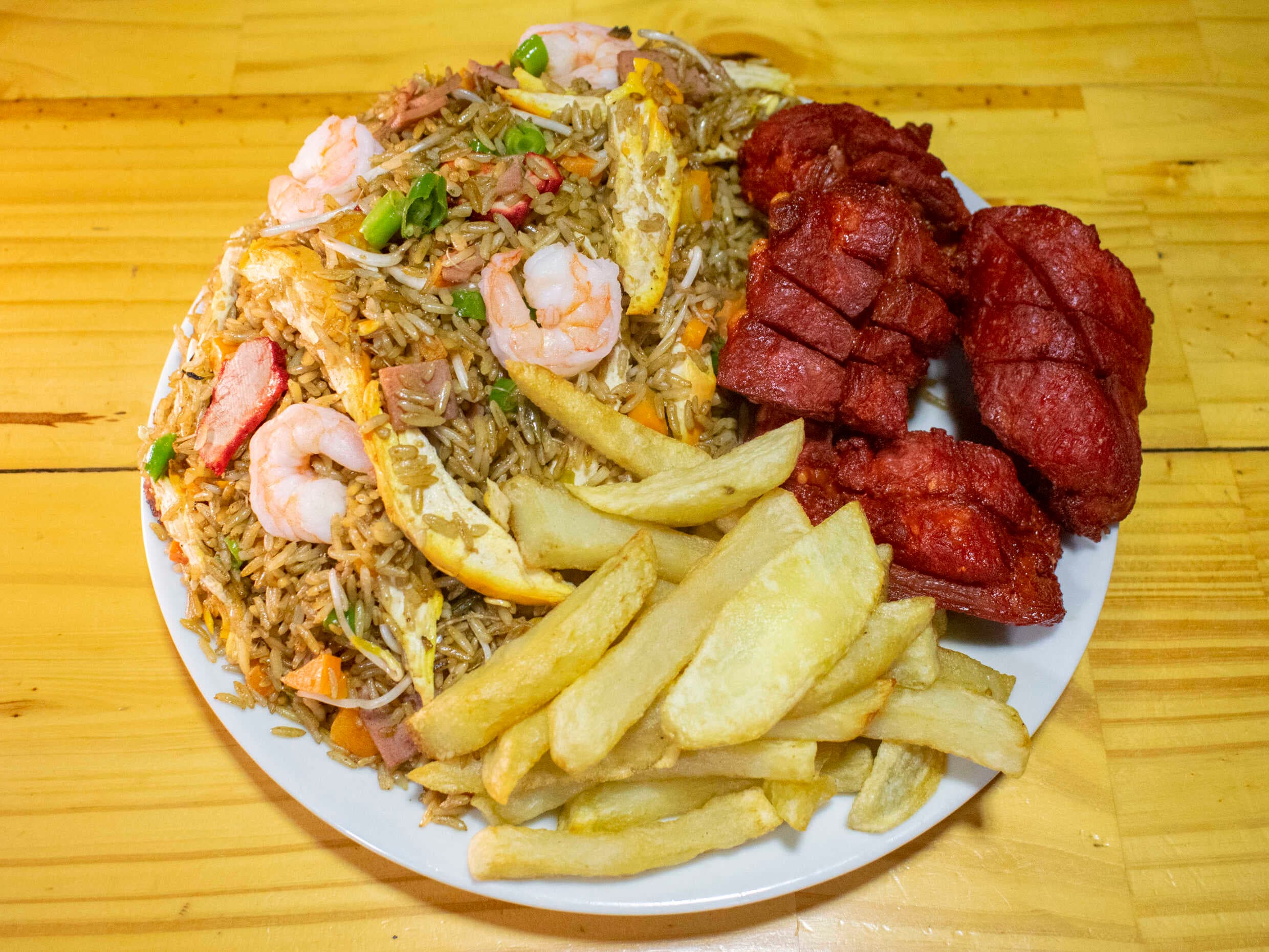 Arroz Chino con Costilla Para 2 Personas.