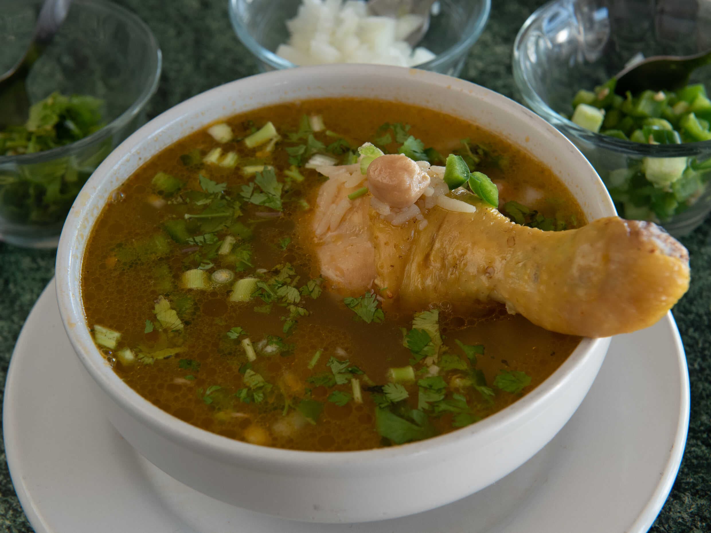 Caldo con Pechuga