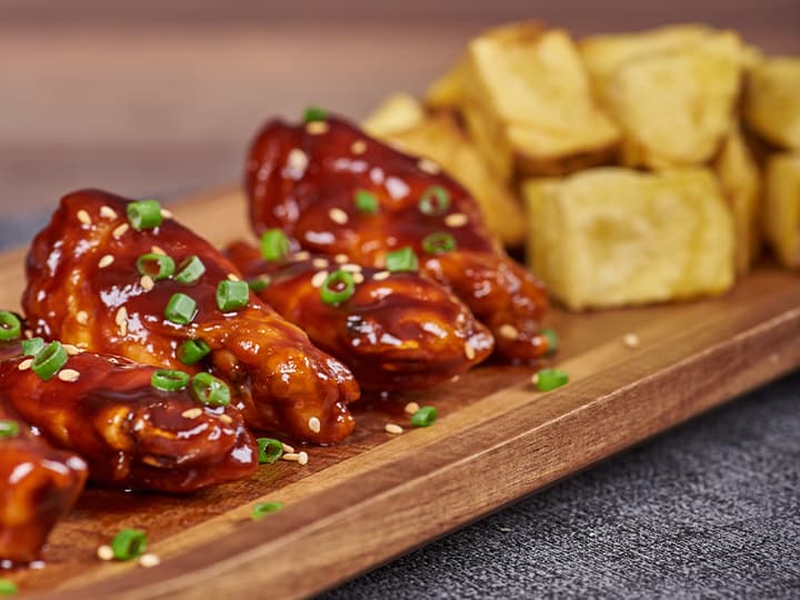 Alitas a la BBQ Picante o Natural