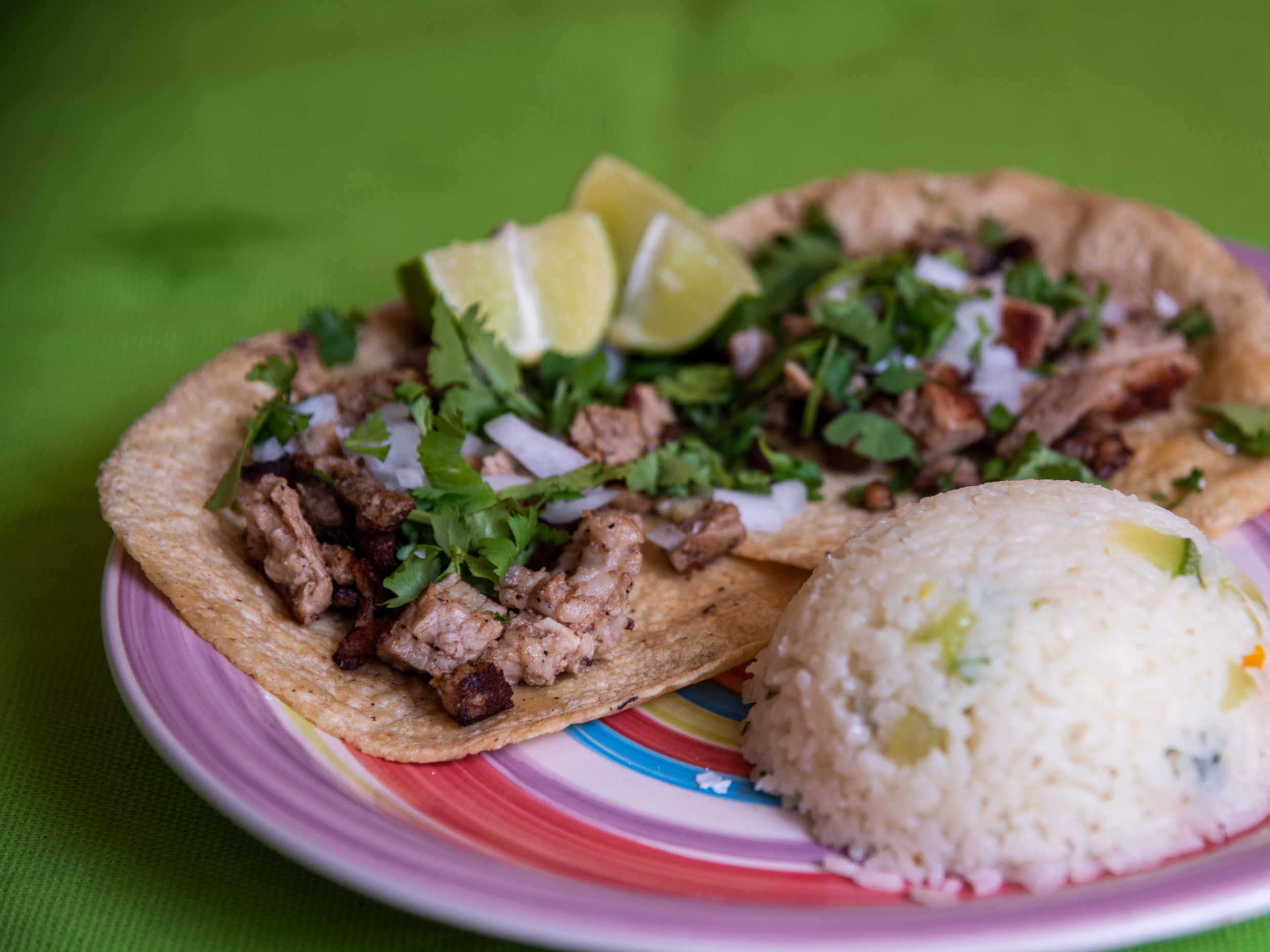 3 Tacos de Carne Asada