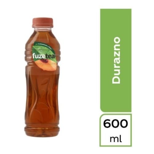 fuze tea durazno 600ml.