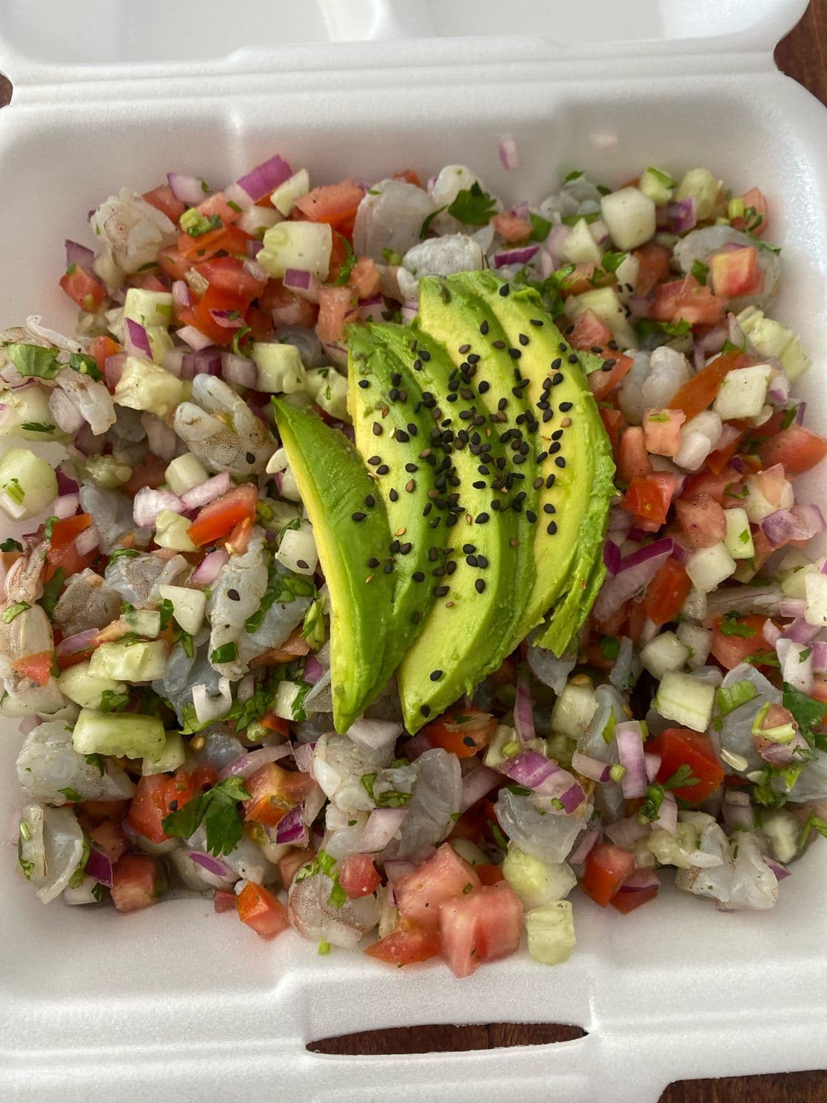 Ordenes ceviche camaron
