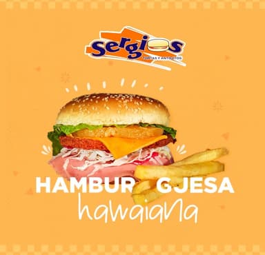 Hamburguesa Hawaiana