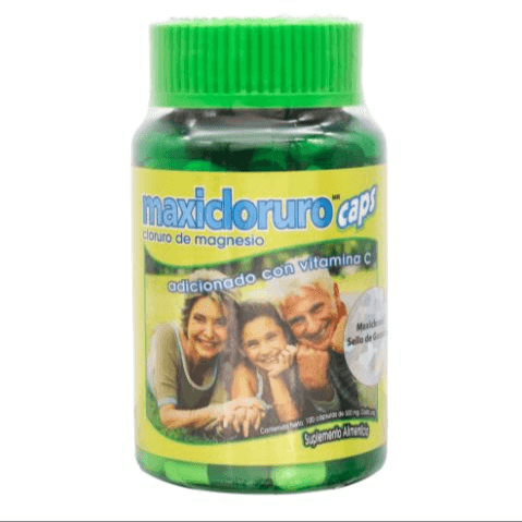 Cloruro de Magnesio con Vit C 100 Cap
