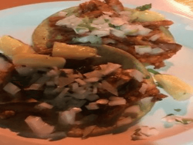 Taco al Pastor maíz