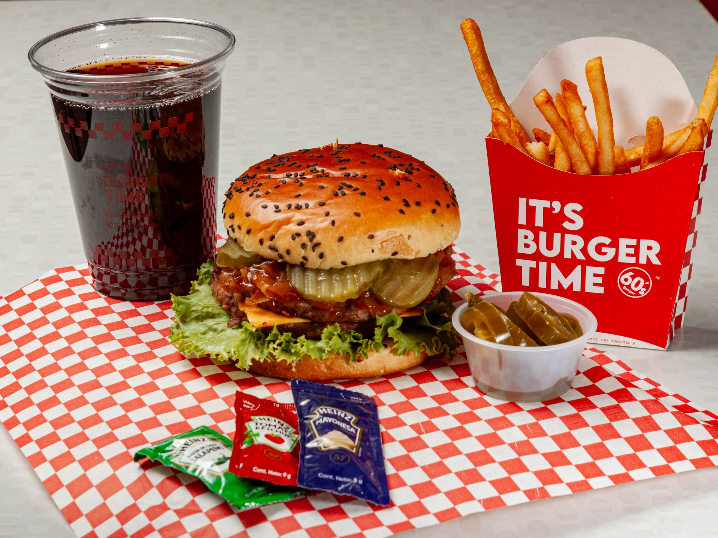 Combo Hamburguesa Tabasco By Sixties