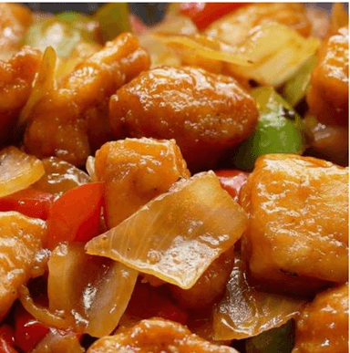 Pollo en Salsa Agridulce