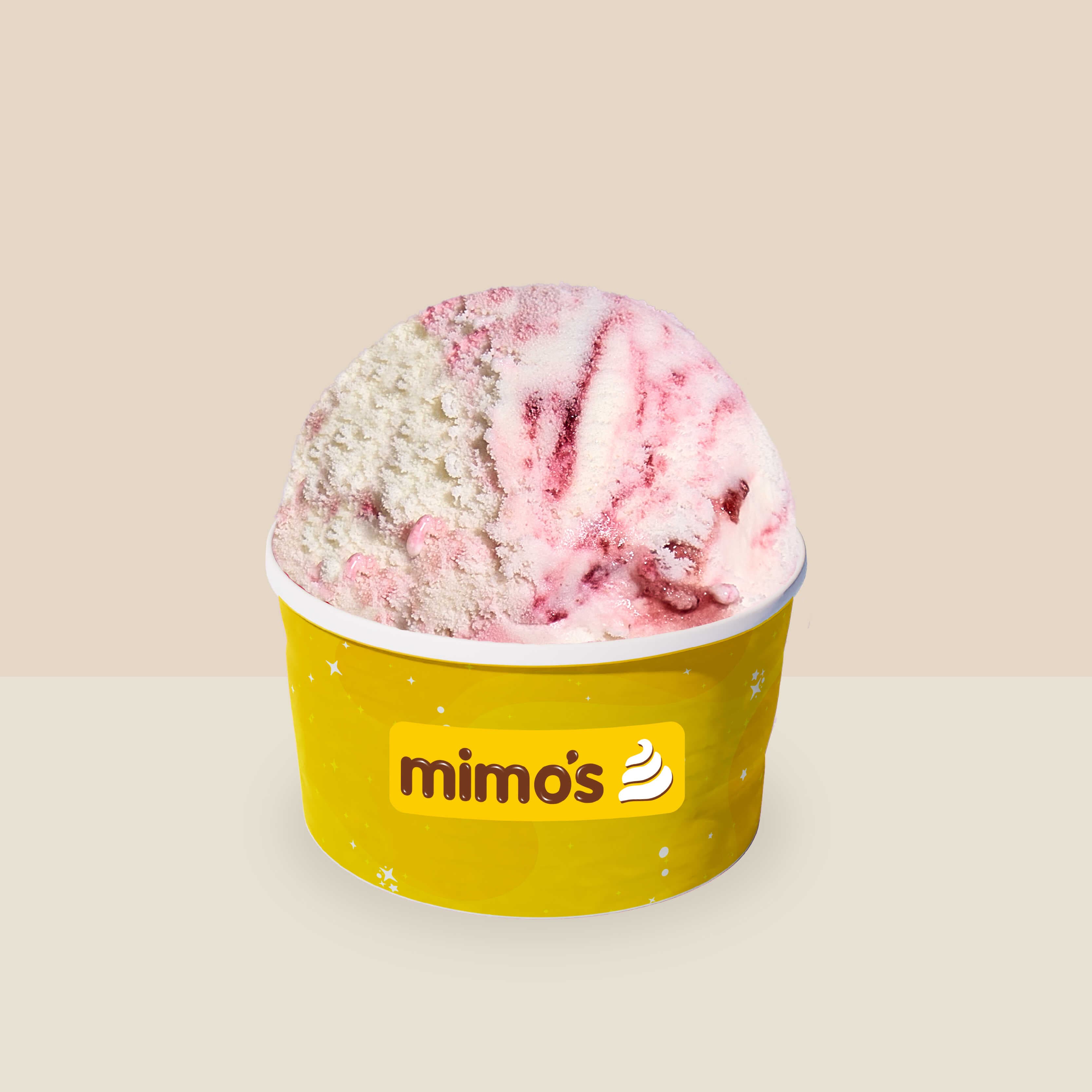 Vaso 1 Bola Yogurt Amarena