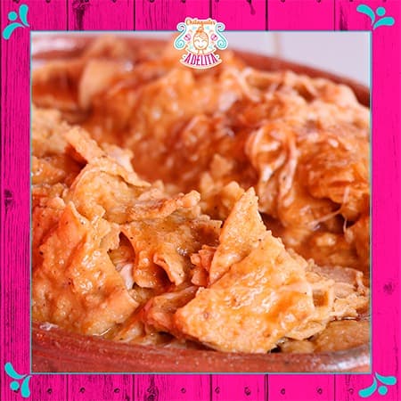 Chilaquiles mediano sencillo