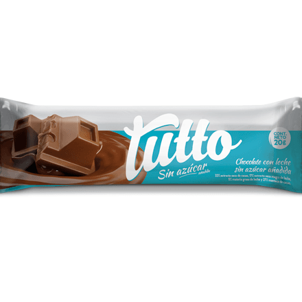Chocolate Tutto Sin Azúcar 20 g