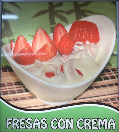 Fresas con Crema