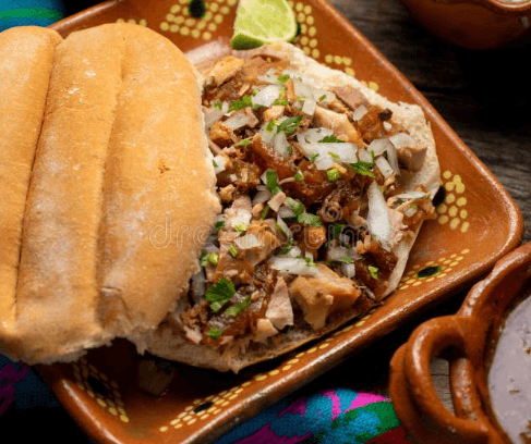 COMBO Torta de Carnitas + Refresco
