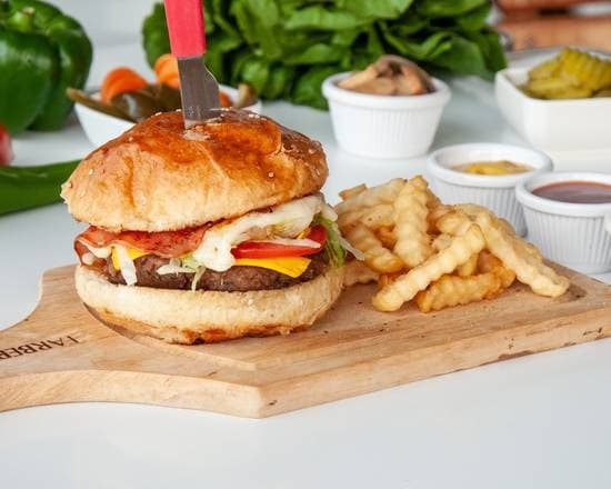Hamburguesa Hawaiana sin papas