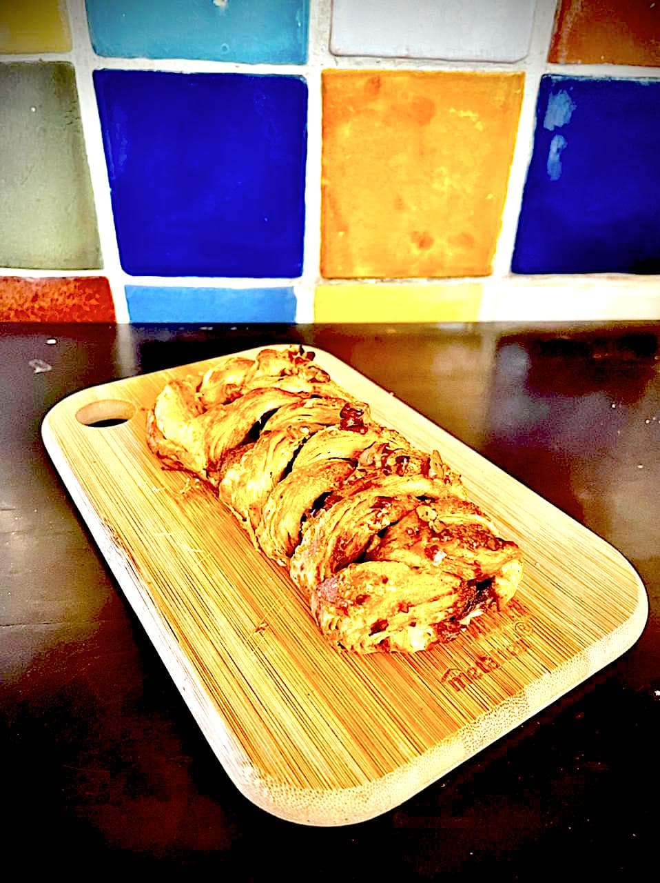 Trenza de NUTELLA con Plátano