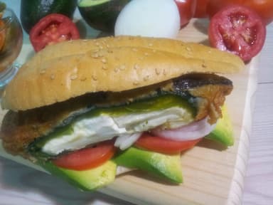 Torta Sencilla Chile Relleno