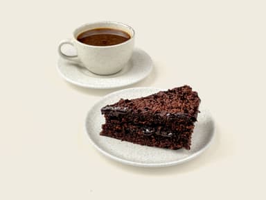 Torta de Chocolate más Café