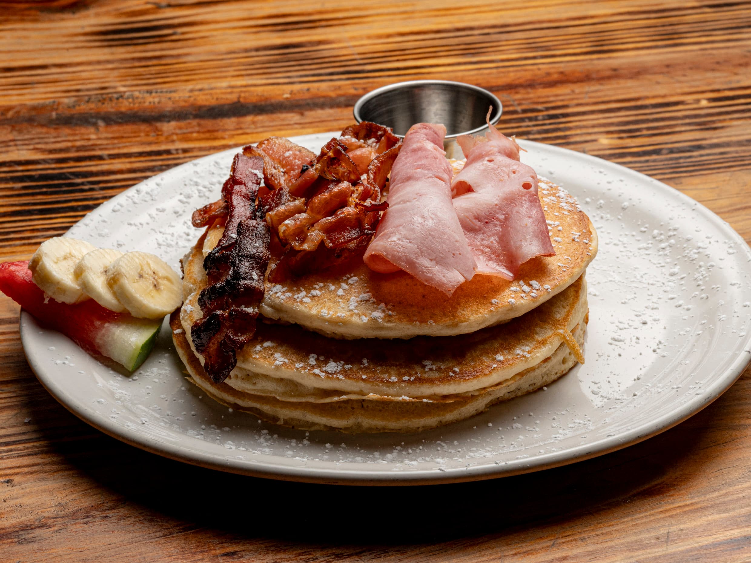 Hot Cakes Hot Bacon Ham