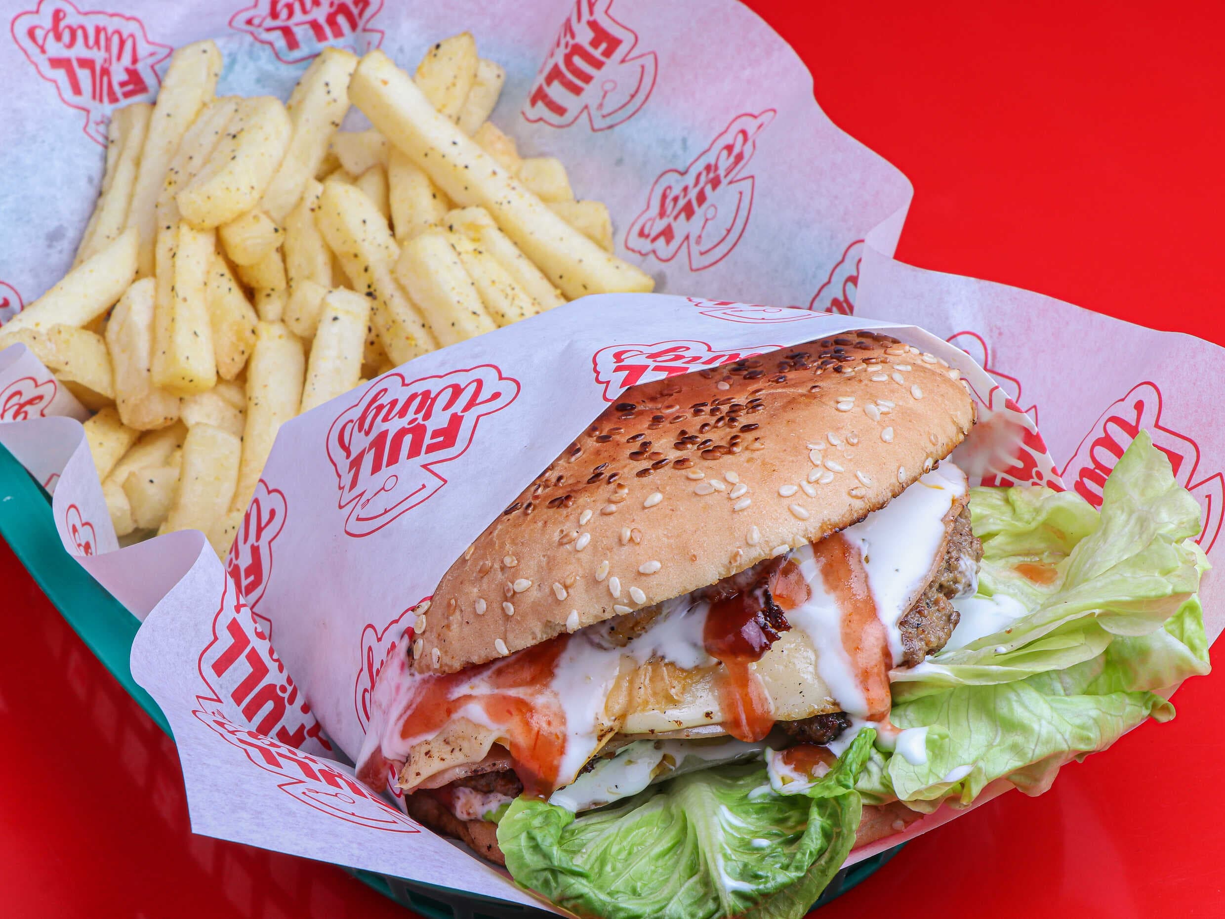 Hamburguesa Clásica Con Papas