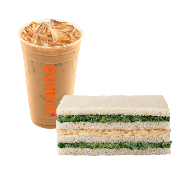Triple Pollo/Espinaca y Bebida Dunkin'