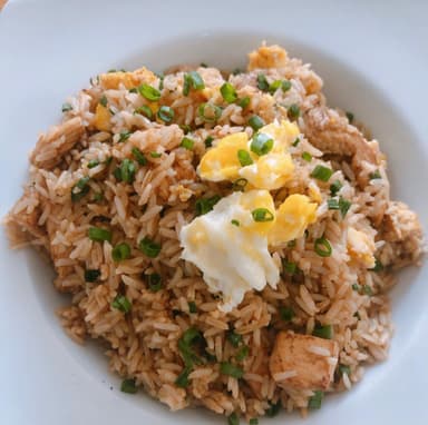 Chaufa de Pescado + Chicha Morada 500 ml