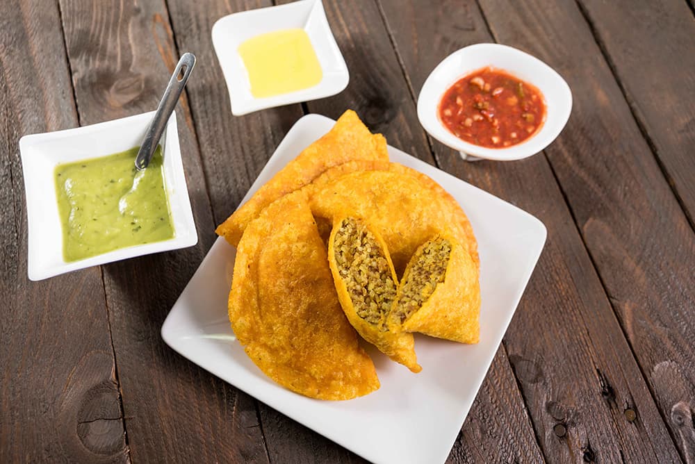 Empanada de Arroz y Carne
