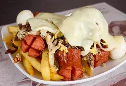 Salchipapas sencillo