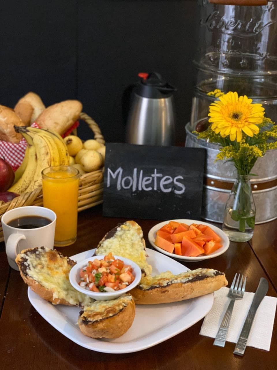 Molletes sencillos