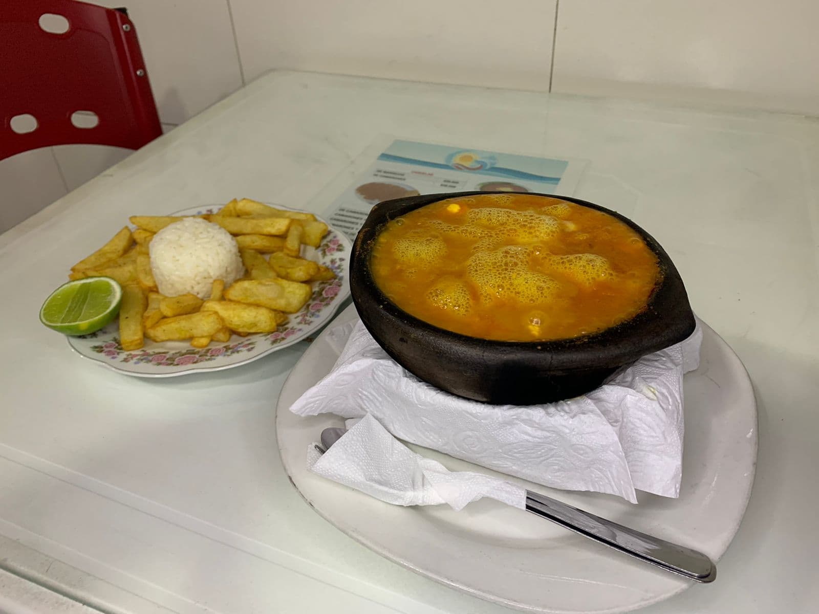 Cazuela de mariscos