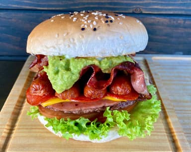 Hamburguesa Vaquera con Papas