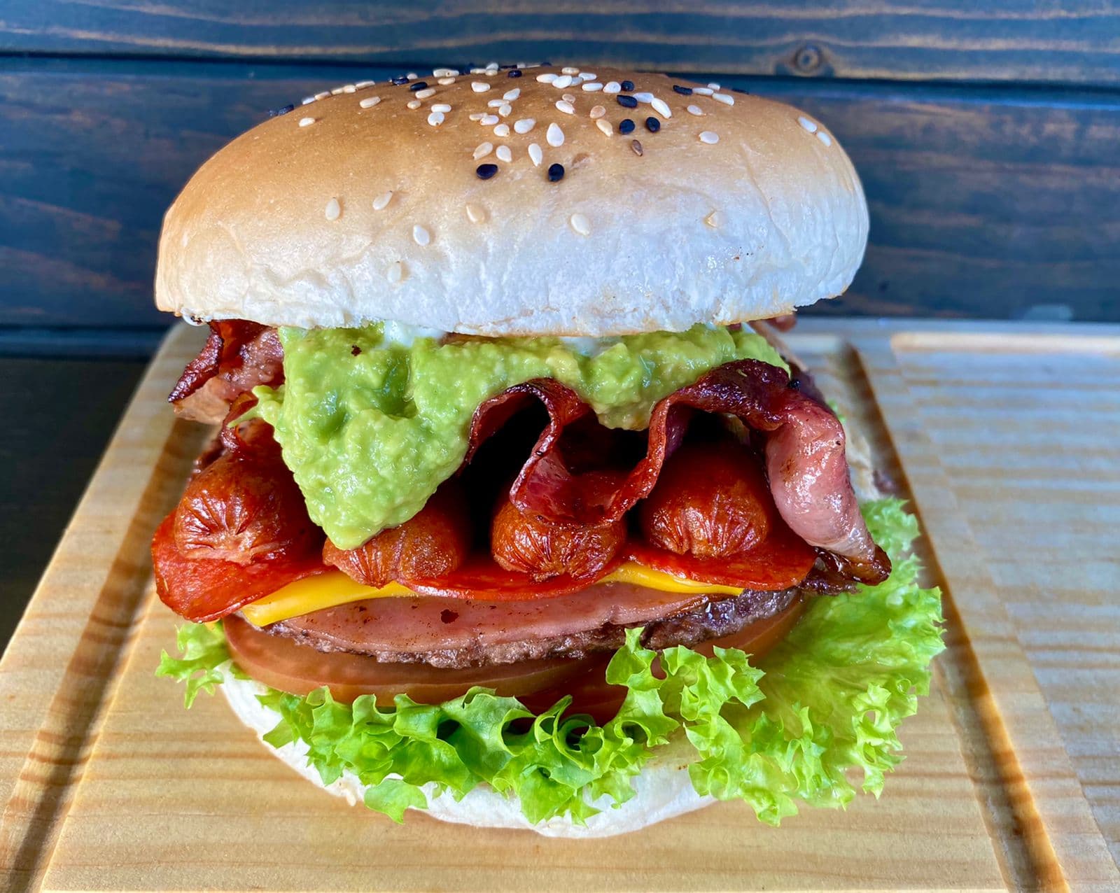 Hamburguesa Vaquera con Papas