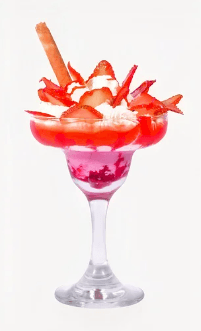 Copa Fresas con Crema
