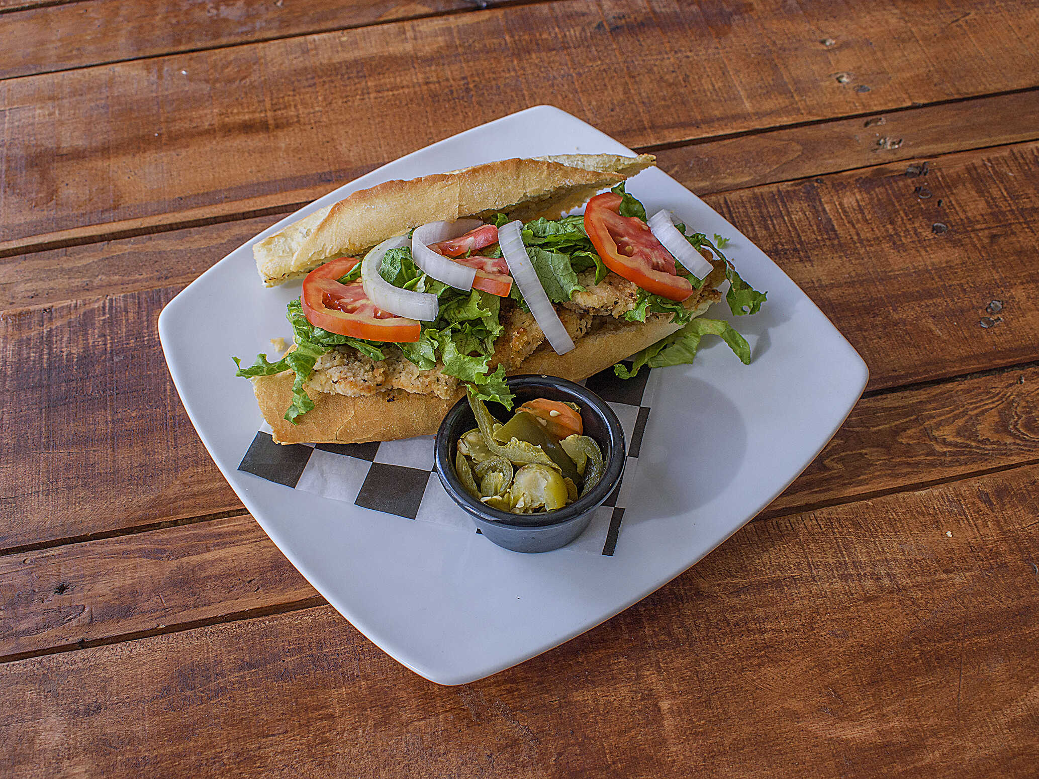 Lonche de Milanesa de Pollo